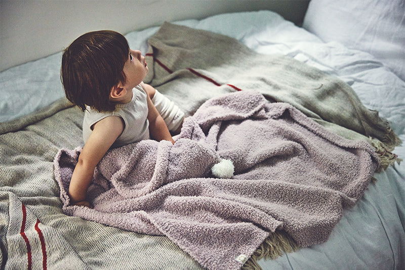 Organic hooded blanket 1 pink粉色多用途多功能嬰兒毯（可刺繡）