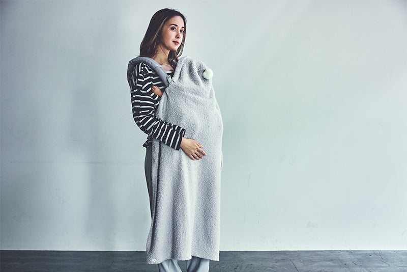 Organic hooded blanket 1 pink粉色多用途多功能嬰兒毯（可刺繡）