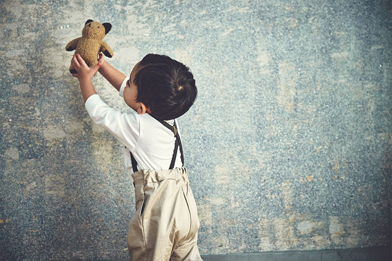 Multifunctional stuffed toy BFF+ rattle 4 bear almond熊寶鈴鐺毛絨玩具