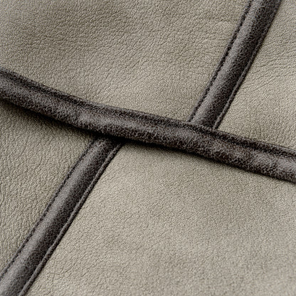 alto mouton greige成長型設計羊毛皮外套1.5～4y