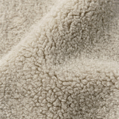 alto mouton greige成長型設計羊毛皮外套1.5～4y