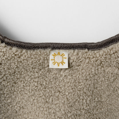 sonnet mouton greige一衣三用！新生兒至學步的羊毛皮斗篷/外套/蓋毯