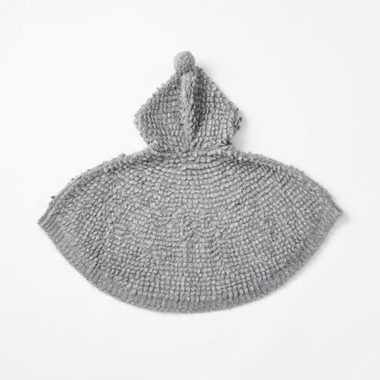 polka 2 light grey針織斗篷外套0-3歲