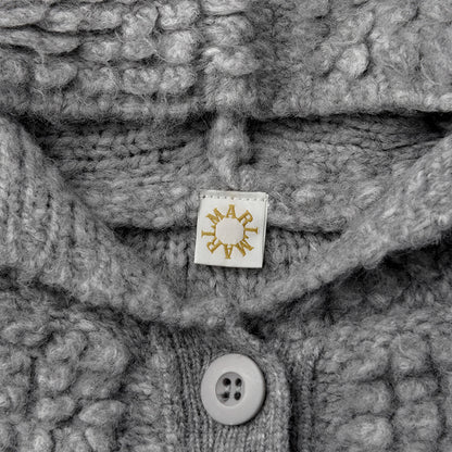 polka 2 light grey針織斗篷外套0-3歲