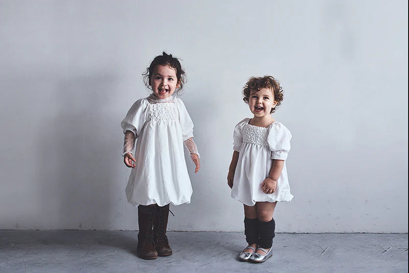 pompadour rompers 4 leaf white白色連體褲包屁衣