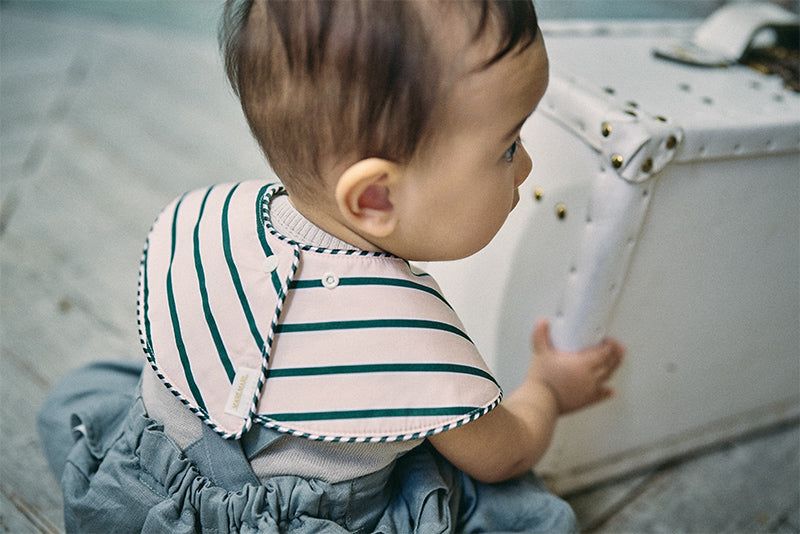 BIB/dolce green stripe