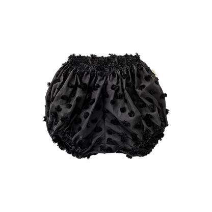 bloomers圓形黑色燈籠褲pompom black男女寶適用0～3歲