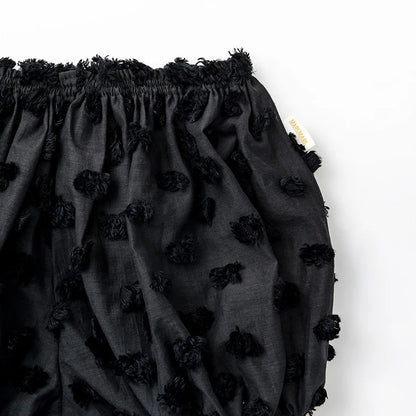 bloomers圓形黑色燈籠褲pompom black男女寶適用0～3歲