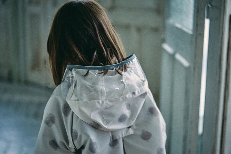 rain coat mizutama兒童雨衣one size可調節100-120cm/3-6歲