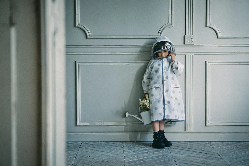 rain coat mizutama兒童雨衣one size可調節100-120cm/3-6歲