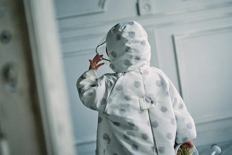 rain coat mizutama兒童雨衣one size可調節100-120cm/3-6歲