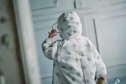 rain coat mizutama兒童雨衣one size可調節100-120cm/3-6歲