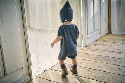 knit polo rompers短袖針織連身衣三色