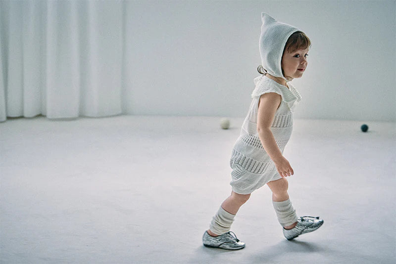 knit frill rompers 無縫針織荷葉邊連體衣三色