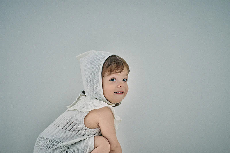 knit frill rompers 無縫針織荷葉邊連體衣三色