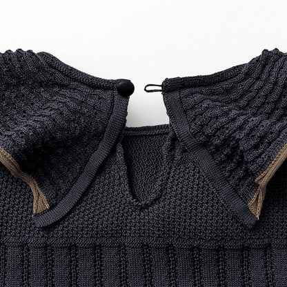 knit frill rompers 無縫針織荷葉邊連體衣三色