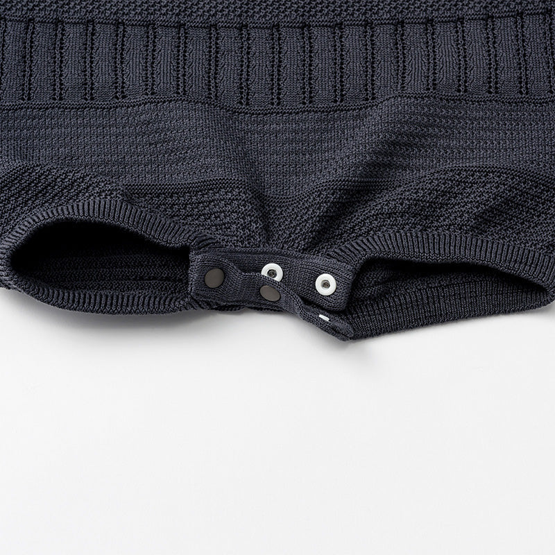 knit frill rompers 無縫針織荷葉邊連體衣三色