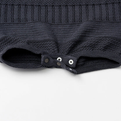 knit frill rompers 無縫針織荷葉邊連體衣三色