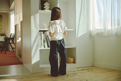 knit frill blouses無縫針織荷葉邊上衣三色