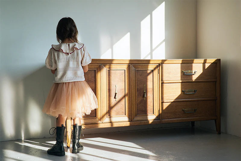 knit frill blouses無縫針織荷葉邊上衣三色