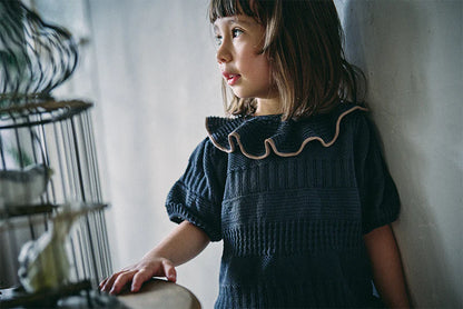 knit frill blouses無縫針織荷葉邊上衣三色