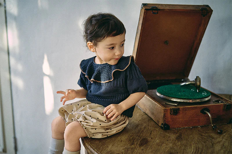 knit frill blouses無縫針織荷葉邊上衣三色