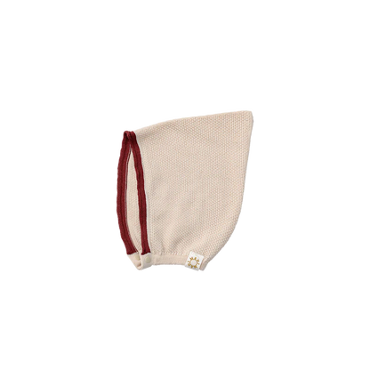 knit hat bonnet mini beni無縫編織超細棉紗針織帽