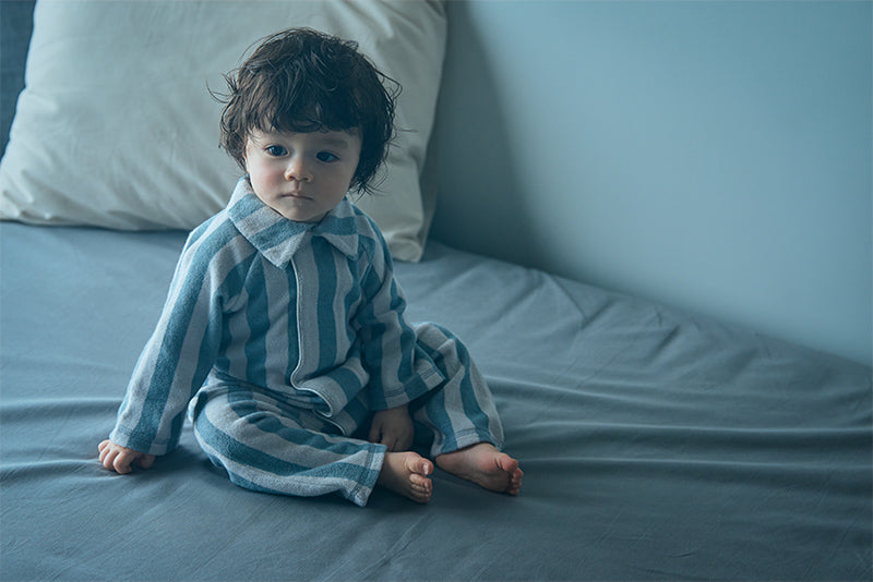 【2025AW】calin blue stripe藍色條紋連身衣0-1歲