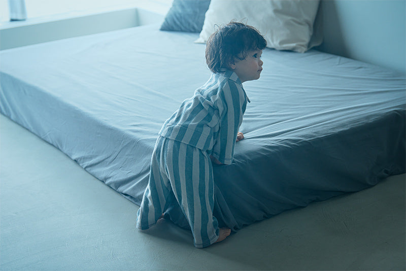 【2025AW】calin blue stripe藍色條紋連身衣0-1歲