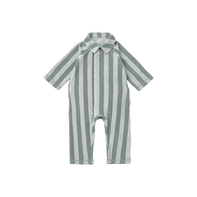 【2025AW】calin blue stripe藍色條紋連身衣0-1歲