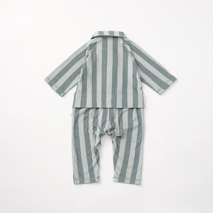 【2025AW】calin blue stripe藍色條紋連身衣0-1歲