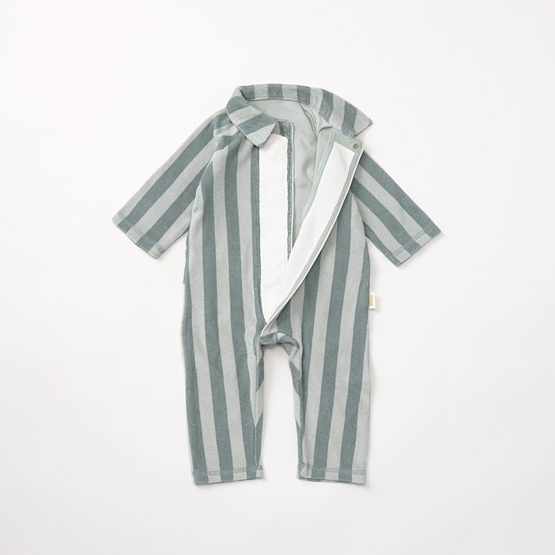 【2025AW】calin blue stripe藍色條紋連身衣0-1歲