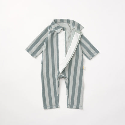 【2025AW】calin blue stripe藍色條紋連身衣0-1歲