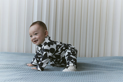 【2025AW預定】calin navy blocks 連身衣0-1歲