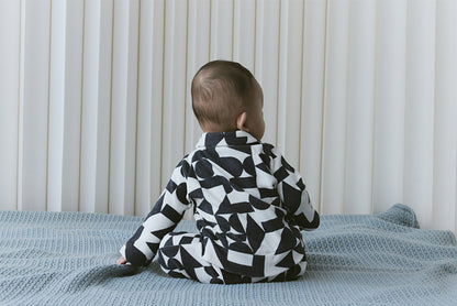 【2025AW預定】calin navy blocks 連身衣0-1歲