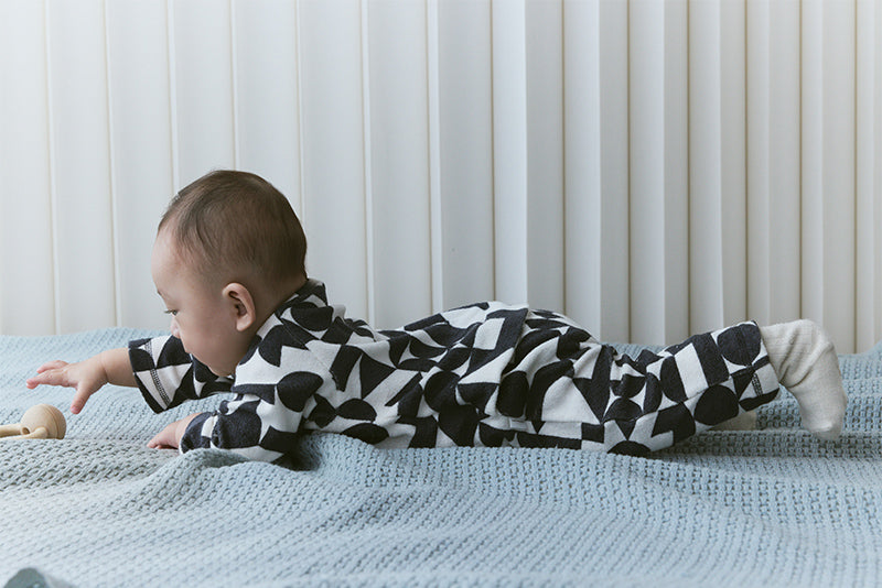 【2025AW預定】calin navy blocks 連身衣0-1歲