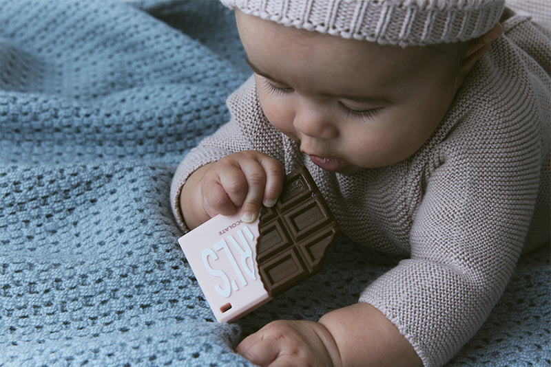 【2025AW】BRICK巧克力牙膠新生兒禮物適用3個月起