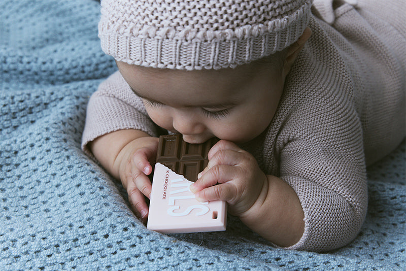 【2025AW】BRICK巧克力牙膠新生兒禮物適用3個月起