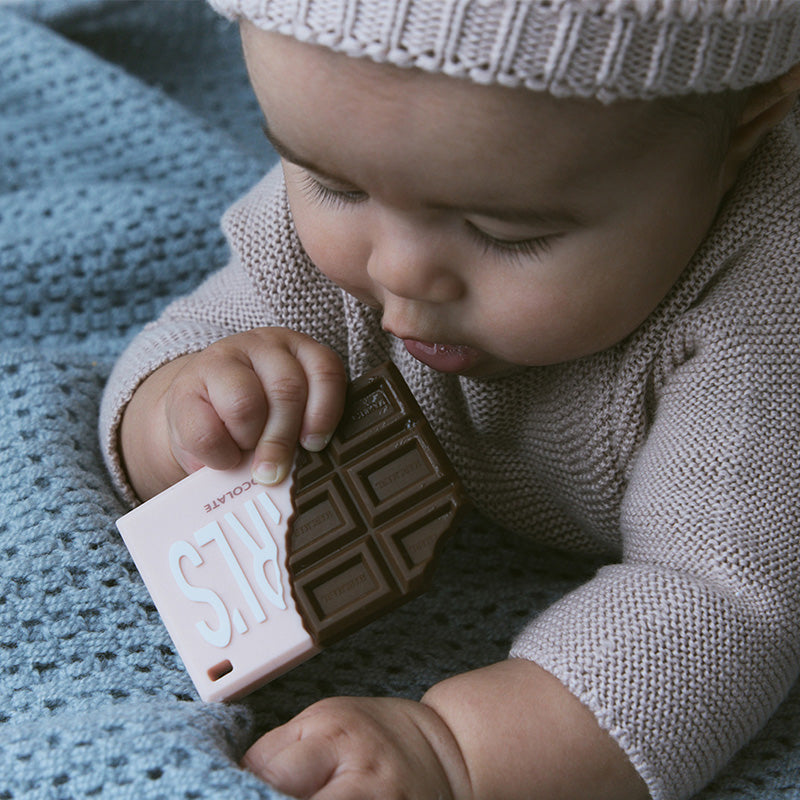 【2025AW】BRICK巧克力牙膠新生兒禮物適用3個月起