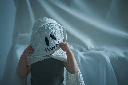 萬聖節限定/Organic hooded towel多用途華夫格毛巾毯子