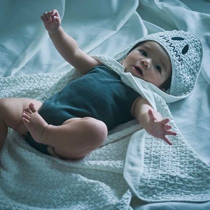 萬聖節限定/Organic hooded towel多用途華夫格毛巾毯子