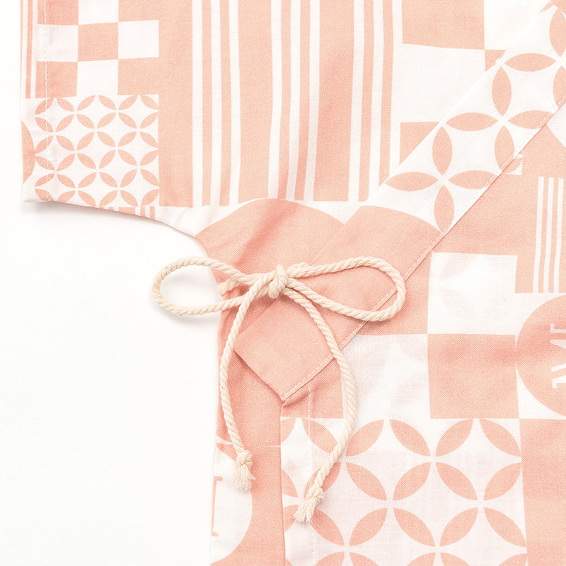 日本夏祭限定/jinbei squares beni和服連身衣套裝kimono 80cm