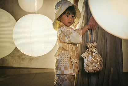 日本夏祭限定/jinbei squares beni和服套裝kimono