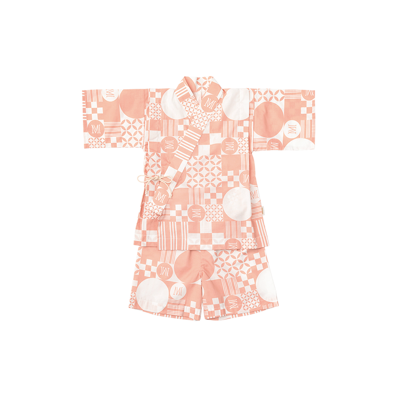 日本夏祭限定/jinbei squares beni和服套裝kimono