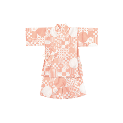 日本夏祭限定/jinbei squares beni和服套裝kimono