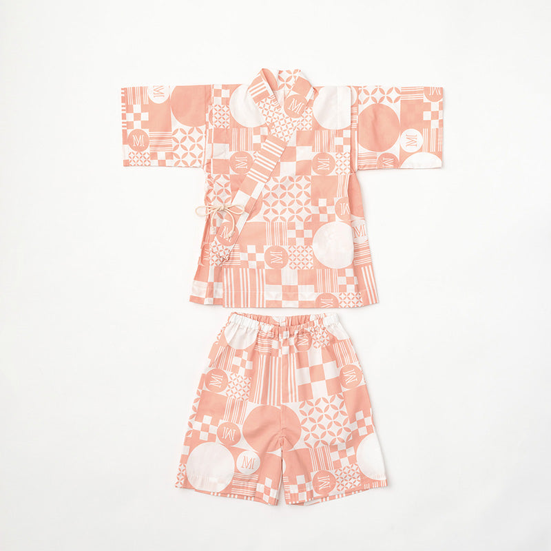 日本夏祭限定/jinbei squares beni和服套裝kimono