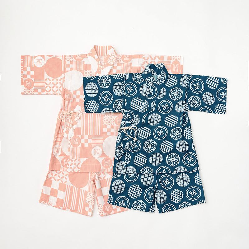 日本夏祭限定/jinbei squares beni和服套裝kimono