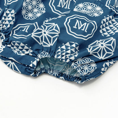 日本夏祭限定/jinbei dots ruri和服連身衣套裝kimono 80cm
