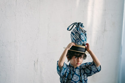 日本夏祭限定/jinbei dots ruri和服kimono