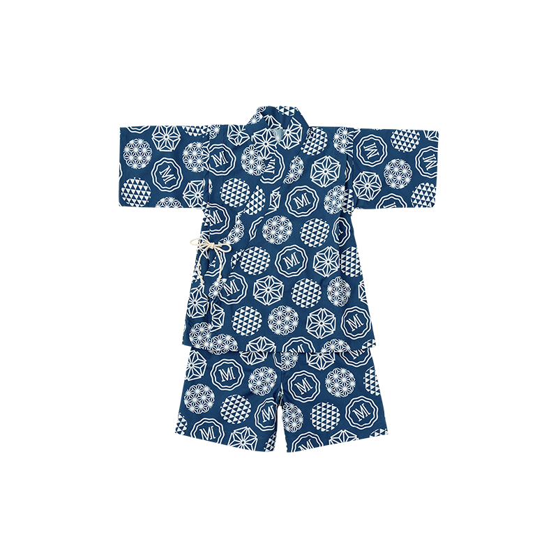 日本夏祭限定/jinbei dots ruri和服kimono